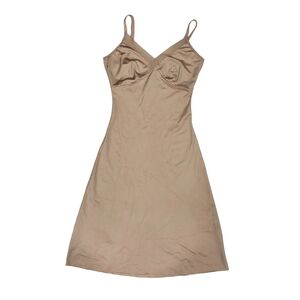 Spanx~NEVER WORN~Women Nude Slip Dress~Shapewear~Tan Sculpting~Seamless~MED